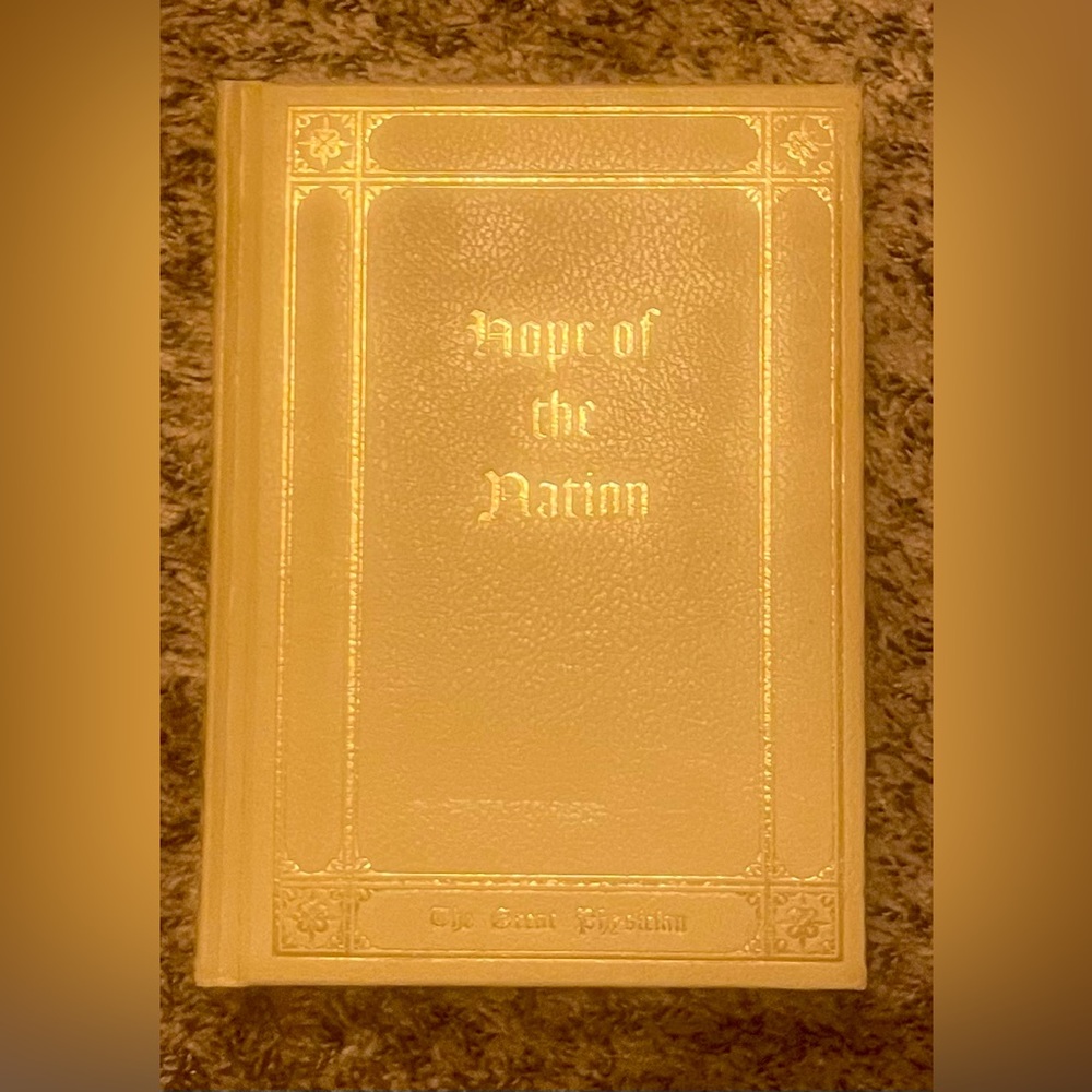 HOPE OF THE NATION, HARDBACK, THE GREAT PHYSICIAN, AMERICAN, CHRISTIAN, 1959